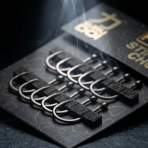 Carlige crap PB Products Surudoi Stinga Chod PTFE din otel japonez cu ochet spre exterior si tija scurta pentru monturi Chod Rig