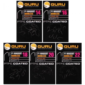 Carlige Guru F1 Maggot Barbless 10buc/plic - Img 4