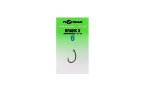 Carlige Korda Essentials Krank X Barbed 10 buc din sarma forjata X-strong cu tija curbata si varf cu spin.