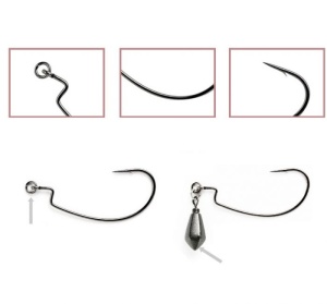 Carlige Offset Decoy Worm 417 Riged KG - Img 2