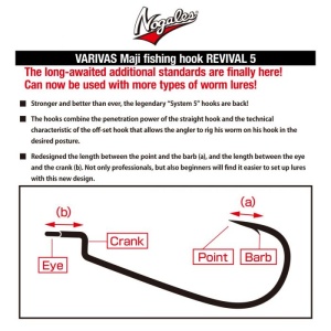 Carlige Offset Varivas Nogales Maji Hook Revival 5 - Img 3