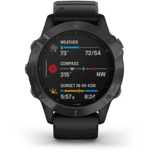 Ceas Garmin Fenix 6 Sapphire Gray Black 47mm - Img 6