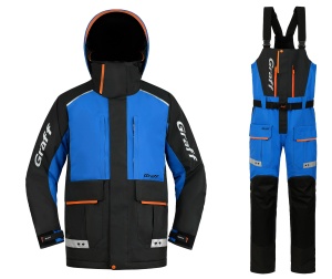 Costum de Iarnă Flotabil Graff FLOAT GUARD Fishing Set 215-O-B-15 Edition 3.0, Membrană Bratex, Confort –15°C