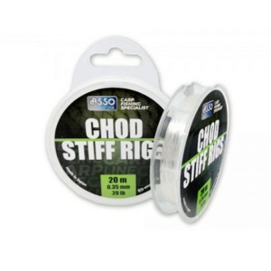 Fir Monofilament Asso Chod Stiff Rigs Clear 20m