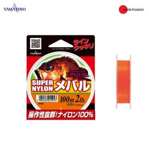 Fir Monofilament Yamatoyo Famell Super Nylon Mebaru Portocaliu 100m