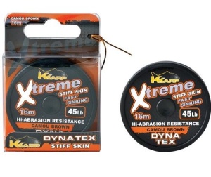 Fir Textil K-Karp Dynatex Xtreme Stiff Camou Green 16m, 45lbs