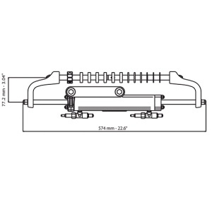 Kit complet de guvernare hidraulică Ultraflex Gotech-OBF pentru motoare outboard de până la 115 CP – Sistem premium fabricat în Italia, include pompă UP18, cilindru UC81-OBF, ulei hidraulic și furtunuri de 6m.