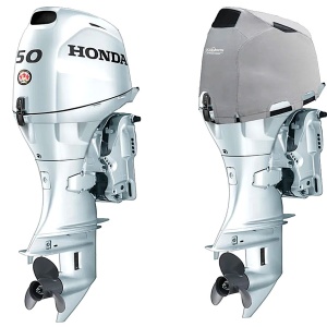 Husa Cap Motor Honda Ventilata Oceansouth, 40-50 CP, An 2017-Prezent, Gri H40-V