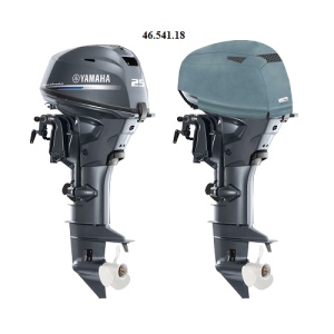 Husa Cap Motor Yamaha Ventilata Oceansouth, F25D, 2 Cilindri 498cc, An 2010-Prezent, Gri Y35-V