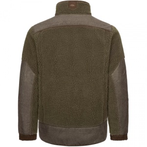 Jacheta de vanatoare Blaser Sherpa Fleece Dark Olive, calduroasa si rezistenta la vant, cu buzunare multiple si design silentios.