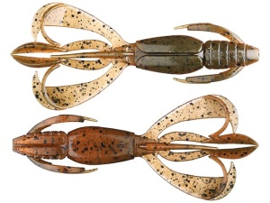 Keitech Crazy Flapper 7.1cm Green Pumpkin Fire