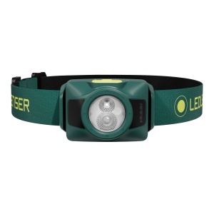 Lanternă frontală reîncărcabilă Ledlenser HF4R Forest Green 650lm IP67