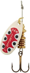 Lingurita Rotativa DAM Effzett Standard Silver Black Dot
