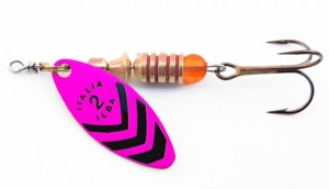 Lingurita rotativa Ilba Lungo Fluo Pink Fluo/Black Nr1 3g - Img 2