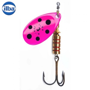 Lingurita Rotativa Ilba Tondo Fluo Pink Fluo/Black Nr1 3g