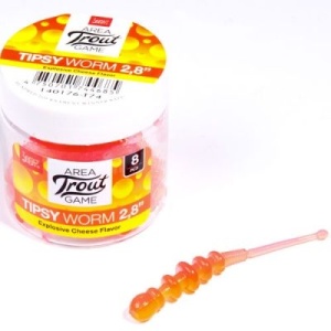 Lucky John Tipsy Worm 5.8cm 12buc T74 - Img 2