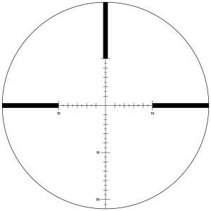 Vedere de profil a lunetei GPO SPECTRA 4.5-27x50i instalată cu throw lever-ul inclus, evidențiind turetele tactice PASSIONtrac