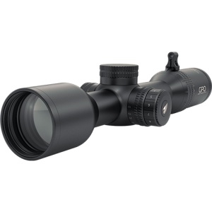 Luneta GPO Spectra 8x 1.6–13x44i – design ultra-compact, compatibilă cu termale, reticul G4i Fiber, transmisie 90% și paralaxă de la 10 m.