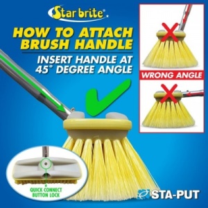Mâner Telescopic Star Brite Extend-A-Brush – Tehnologie flotabilă și aluminiu anodizat pentru un control absolut și durabilitate extremă pe orice ambarcațiune.