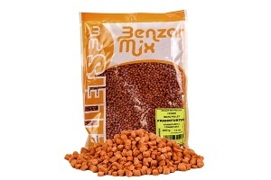 Micropelete Benzar Mix Feeder Micro Pellet 3.5mm – micropelete colorate cu aromă dulce, dizolvare rapidă și colare perfectă pe momitor, ideale pentru feeder și method feeder, în orice sezon