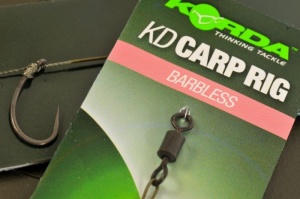 Montura Korda N-Trap KD Kurv Barbless + Free Extenda Stops 1buc/plic - Img 2