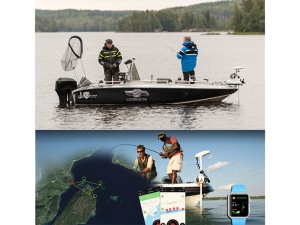 Motor electric Haswing Cayman B GPS 55lb White – bow mount cu Spot Lock, control wireless și GPS avansat pentru pescuit de precizie.