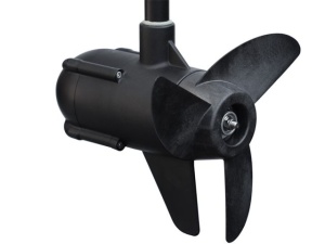 Motor electric Haswing Protruar 2HP 85lb Brushless – vedere laterală, montaj pe oglinda bărcii