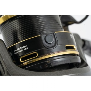 Mulineta Trabucco Inspiron Distance Feeder cu tambur Superlight Long Cast și clips dublu pentru pescuit de precizie