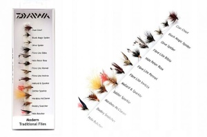 Muste Artificiale Daiwa Fly Pack Modern Traditional Flies 12buc/pachet