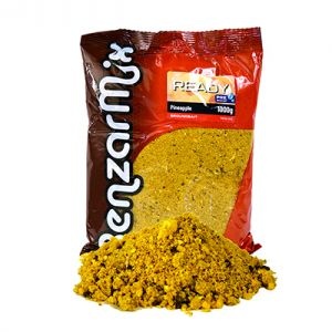 Nada Benzar Ready Carp 1kg – groundbait gata preparată cu micropelete, ideală pentru pescuitul la feeder și method feeder, eficientă pe orice tip de apă.