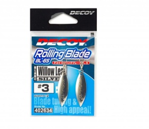 Paleta cu vartej Decoy BL-65 Willow Leaf Silver 2buc/plic - Img 3