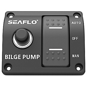 Panou Electric Pompa Santina Seaflo 12V/24V cu Siguranta Automata (3 Pozitii)