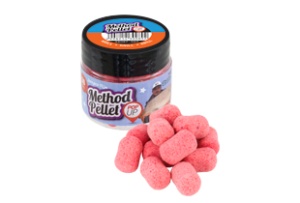 Pelete flotante Benzar Pop Up Method Pellet – dumbell-uri intens aromate pentru monturi method feeder, ideale pentru prezentări echilibrate și pescuit selectiv la crap