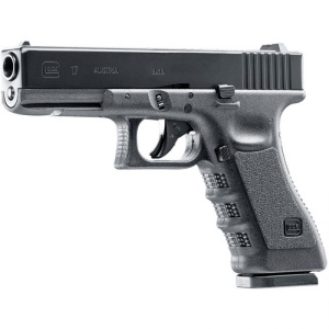 Pistol airsoft CO2 Umarex Glock 17 6mm 13 BB energie 2J recul blowback culată metalică