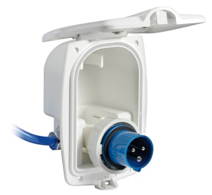Priză Articulată R-Evolve Osculati, 16A, Inox AISI 316, Montaj Încastrat