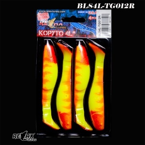 Relax Kopyto 4L Tiger 10cm, Naluci Soft Spinning, 4buc/blister Culoare TG012R