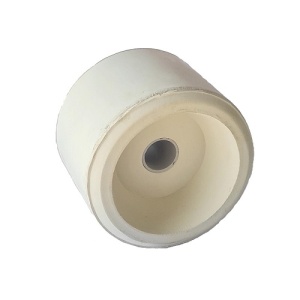 Rolă Laterală Peridoc 70x90mm – Detaliu material cauciuc negru rezistent cu orificiu de ax 17mm pentru susținerea sigură a ambarcațiunii pe peridoc