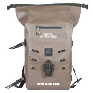 Rucsac Trabucco Seal Storm Roll Top Backpack 25L – rucsac impermeabil cu închidere ermetică, ideal pentru pescuit spinning, barcă, kayaking și activități outdoor în condiții extreme.