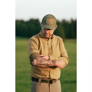 Șapcă Blaser Argali Badge 5Edge Cap Dark Olive cu logo embosat