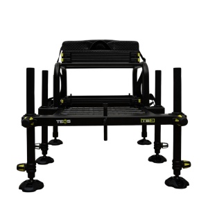 Scaun modular TEOS Seatbox TS3 D36 cu picioare telescopice și platformă antiderapantă.