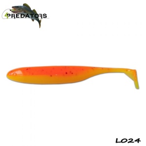 Shad 4Predators Finesse Impact 10cm Orange Red - Silk