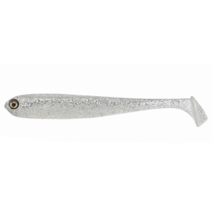 Shad Adusta Penta 12.7cm 4buc/plic Clear Silver Glitter