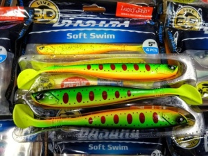 Shad Lucky John 3D Basara Soft Swim 6.35cm PG13 - Img 2