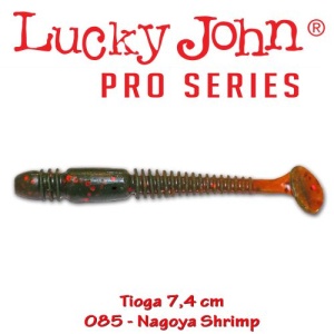 Shad Lucky John Tioga 7.4cm 2.5g Nagoya Shrimp