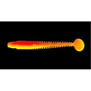 Shad Lunker City Swimming Ribster 10cm 143 Atomic Chicken