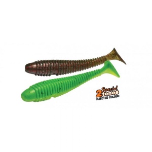 Shad Rapture Swing Shad 9.5cm 7buc Chartreuse Ghost - Img 4