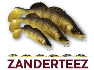 Shad Westin ZanderTeez Shadtail 8.5cm Crazy Firetiger - Img 4