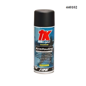 Tub spray vopsea antivegetativă TK Antifouling 400ml pentru protecție elice și transmisii de barcă - NEAGRA