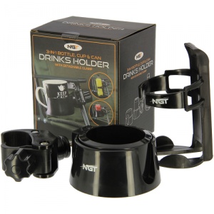 Suport Bauturi NGT 3 in 1 Drinks Holder Cu Adaptor Pentru Scaun