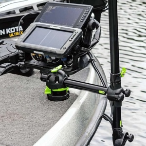 Suport Sondă Sonar Railblaza HEXX Live Pole 60 – Sistem profesional extins (1.55m) pentru scanare live, dotat cu mâner ergonomic și rotație 360°, ideal pentru bărci cu motor.